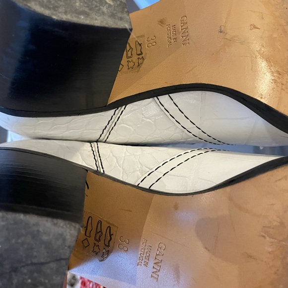 Ganni White cowboy 🤠 👢 boots - Picture 7 of 8